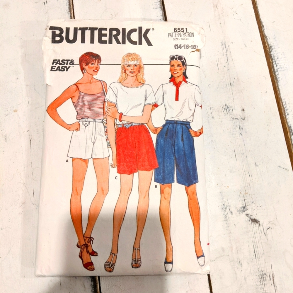 Vintage Butterick Sewing Pattern # 6551